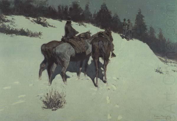 Frederic Remington A Recon-naisance (mk43) china oil painting image